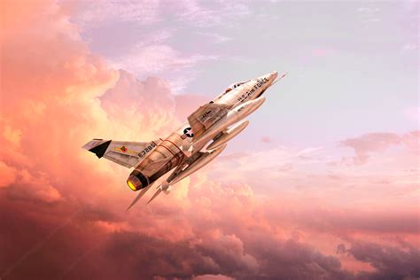 North American F-100 Super Sabre HD Wallpaper | Background Image ...