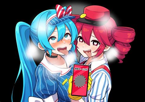 hatsune miku and kasane teto (vocaloid and 2 more) drawn by ...