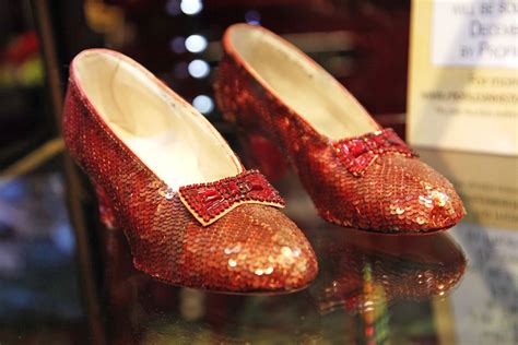 Wizard Of Oz Ruby Slippers Reward Offered For Stolen Wizard Of Oz Ruby - length of original wizard of oz