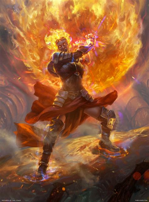 Chandra, Hope's Beacon (Variant) MtG Art from March of the Machine Set ...