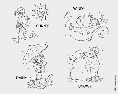 Weather Coloring Pages Preschool - Coloring Home