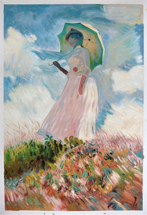 Monet Lady With Parasol