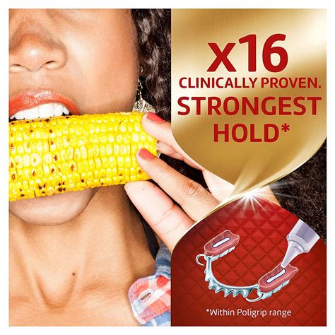 Poligrip Power Max Denture Adhesive Cream Power Hold + Seal - 2.2oz ...