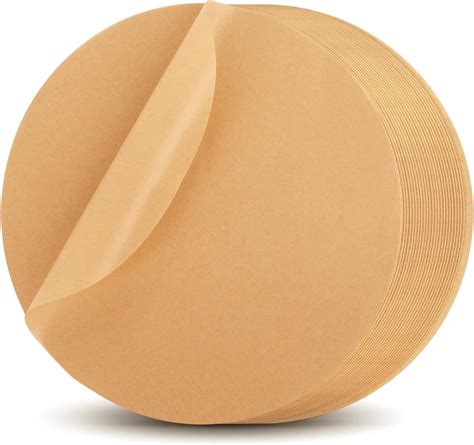 Amazon.com: 6-Inch Baking Sheet Rounds - Kraft Unbleached Parchment ...