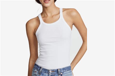 Womens White Tank Top