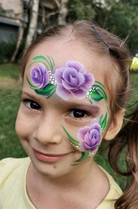 44 Flower face paint ideas | face painting designs, face painting, kids ...