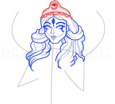 How To Draw A Hindu God, Hindu Goddess, Drawing, Step by Step, by Dawn ...