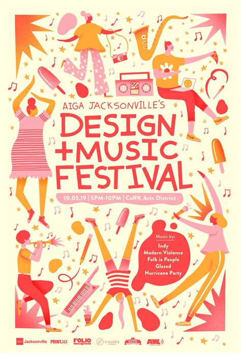 Design+Music Fest - Branding — Em The Creative | Concert poster design ...