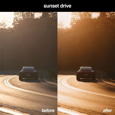 Golden Hour Lightroom Preset Pack & Gridfiti