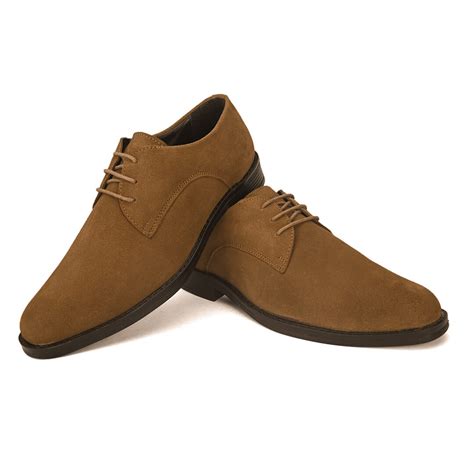 Brown Suede Shoes For Men | Genuine Suede Leather | Horex®