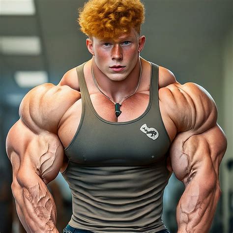 Ginger Bodybuilder Google ImageFX – @gingerbredman1989 on Tumblr