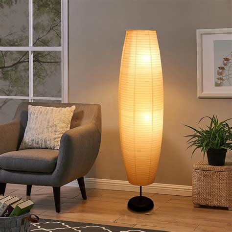 XENOID Paper Floor Lamp - Rice Paper Lantern Floor lamp Modern Large ...