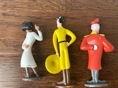 PBS Kids Curious George PVC figures / cake toppers 7 piece Yellow Hat ...