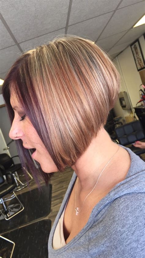 Short Stacked Bob Hairstyles