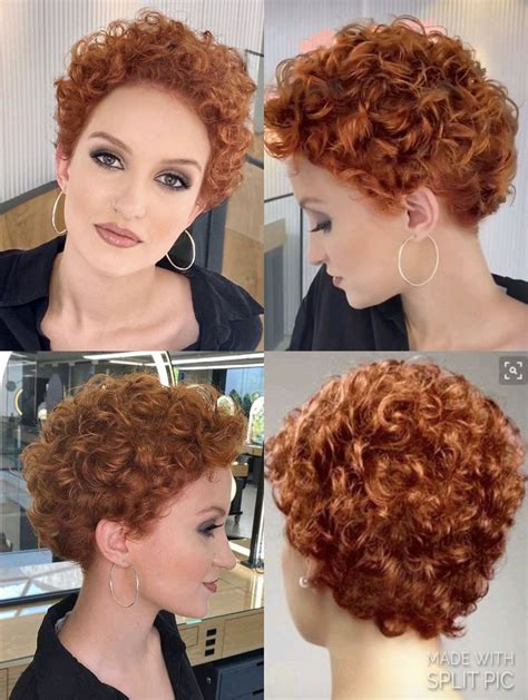 Pin by Nape Buzzer on Tight Perms | Short curly hair, Haircuts for ...