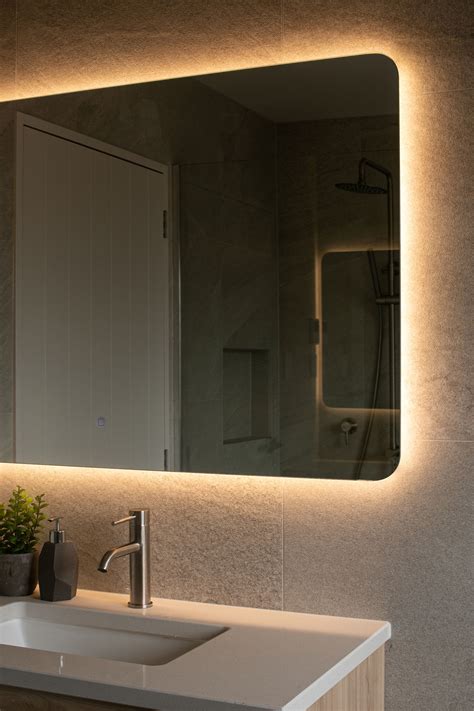 Frameless Bathroom Mirror