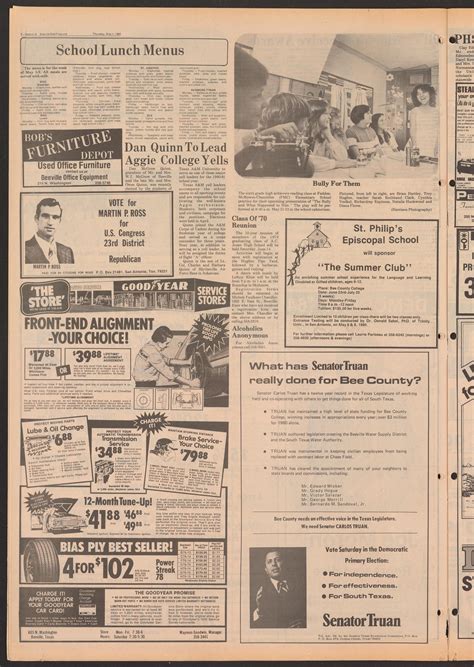 Beeville Bee-Picayune (Beeville, Tex.), Vol. 93, No. 97, Ed. 1 Thursday ...