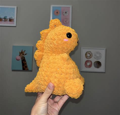Dino Nugget Crochet, Dino Nuggies Plushie - Etsy