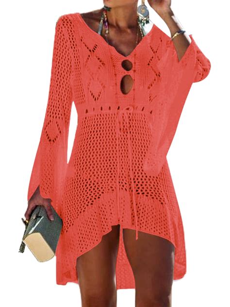 Swim Cover Ups for Women Beachwear Swimwear Bikini Beach Wear Cover Up ...