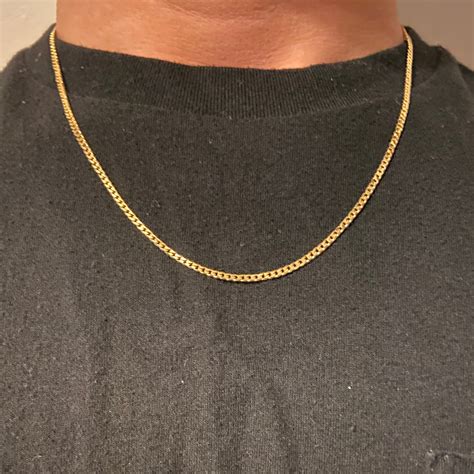 Solid Real 14k Gold Cuban Link Chain Necklace – Prestige Jewelry