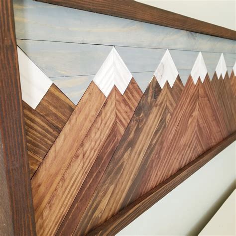 Wood Mountains Wall Art at Regina Martin blog