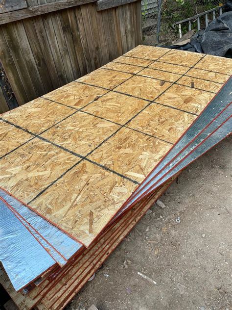 Radiant Barrier OSB Plywood 1/2in Roof Sheathing - Decking Brilloso 1 ...
