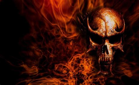 Flaming Skull Wallpapers - Top Free Flaming Skull Backgrounds ...