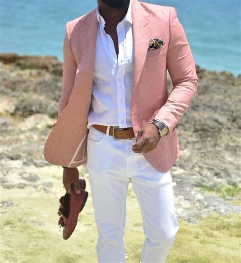 Men Pink Linen Blazer Stylish Linen Jacket Linen Blazer for Men Formal ...