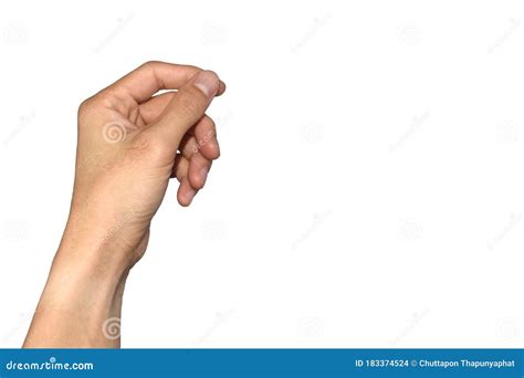 Left Hand Holding Something