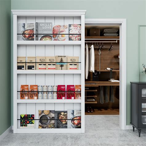 HOZONE Ghost Door Secret Hidden Door Bookshelf Style With Hidden Magic ...