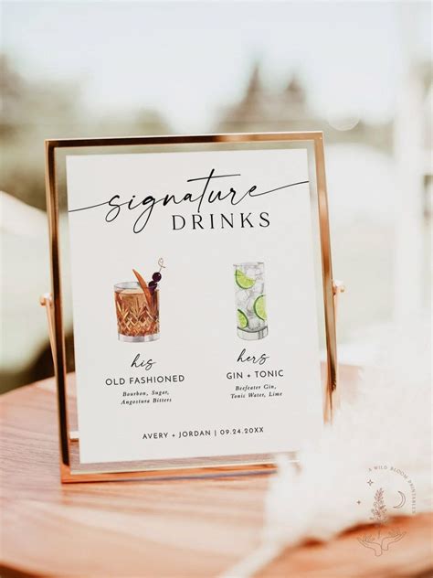 Wedding Cocktails Are Perfect for Showing off Your Creativity! Here Are ...