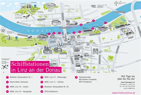 Linz boat map - Ontheworldmap.com