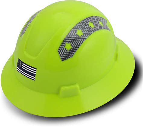 UNINOVA Full Brim Hard Hat Non-Vented Construction Safety Helmet for ...