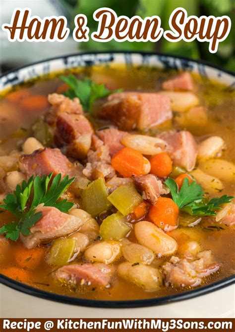Hearty Ham and Bean Soup Recipe