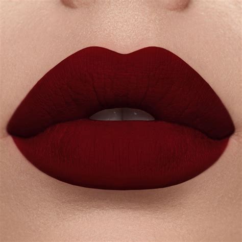Deep Red Lips
