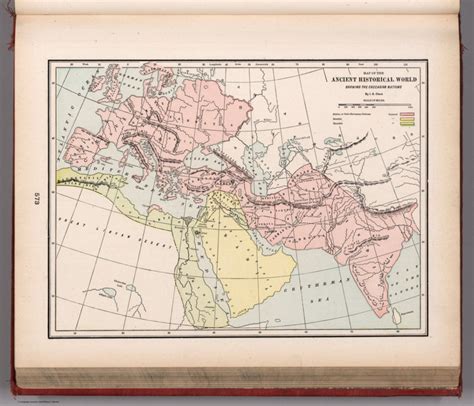 Map of the ancient historical World : Showing the Caucasian Nations. By I.S. Clare. (to ...