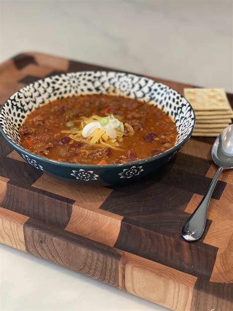 Smoked Chili Recipe - Angry BBQ