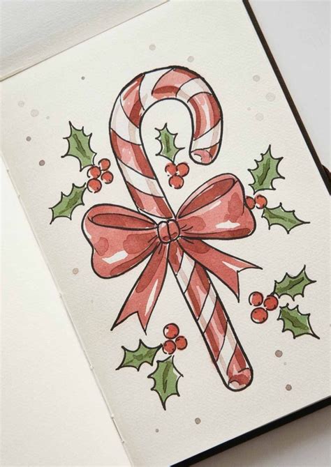 50+ Christmas Watercolor Ideas + Free Watercolor Painting Templates ...