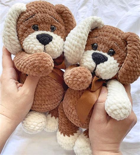 Amigurumi Plush Teddy Dog Crochet PDF Free Pattern - Amigurumi | Tığ ...