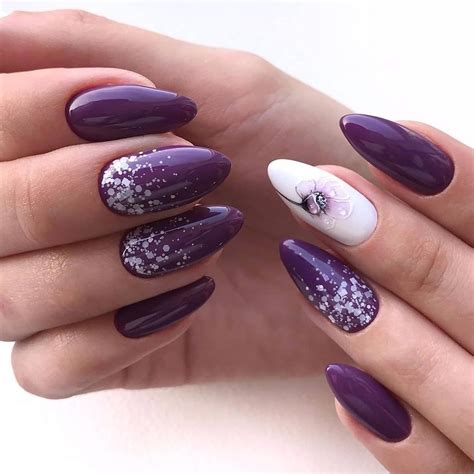 Dark Purple Nails