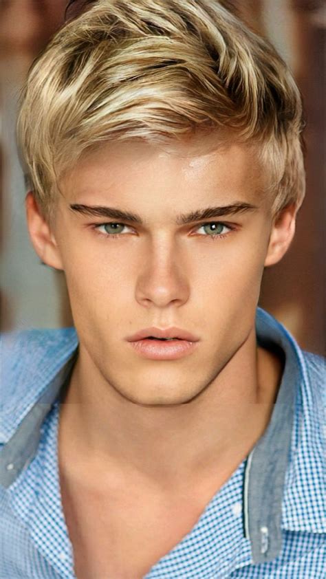 Pin by Lisa Wood on men | Blonde guys, Beautiful men faces, Surfer hair