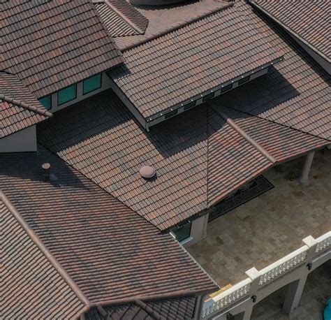 Synthetic Spanish Roof Tiles - Composite Faux Barrel Tile Roofing ...