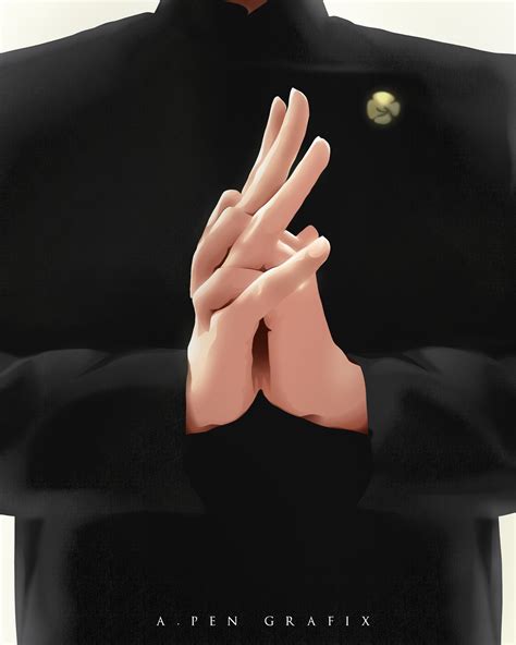 ArtStation - GOJO HAND SIGN 2