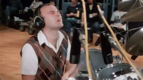 "I just keep forgetting it": Watch Phil Collins work…