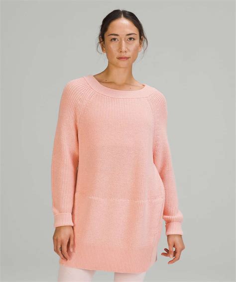 Lululemon Merino Wool Pullover Sweater - Pink Mist - lulu fanatics