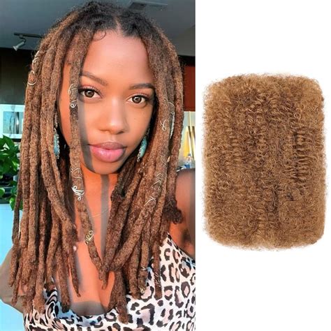 Afro Kinky Bulk 100% Human Hair 8inch 30g/Pack Afro Kinky Curly Bulk ...