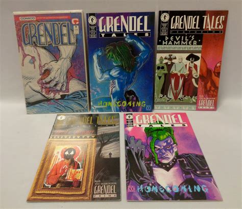 Lot - Lot of 5 Grendel Adult Comic Books (Grendel Tales, Etc.)