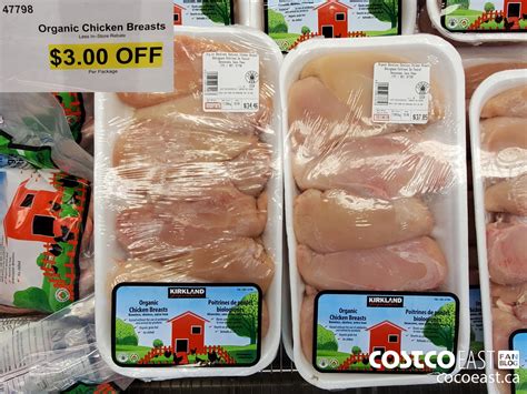 47798 ORGANIC CHICKEN BREASTS 3 00 INSTANT SAVINGS - Costco East Fan Blog