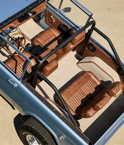 Brittany Blue Bronco Interior - Perfectly Crafted