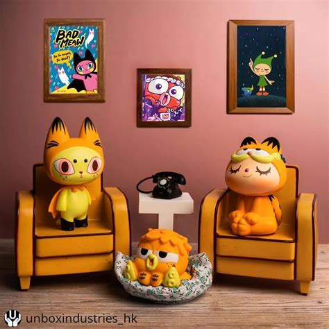 Unbox Industries x Garfield - pakka7 & Petmaneenilsai & badmeaw - Vinyl Pulse